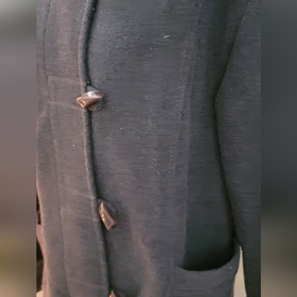 Kistermann Women's gray Cashmere & Wool Trench Coat size 44 - Picture 3 of 14